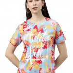 Women's Cotton Regular Fit Printed T-Shirt