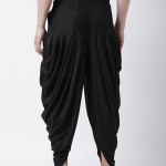 Men Black Solid Dhoti