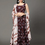 Floral Lehenga Choli Set with Dupatta